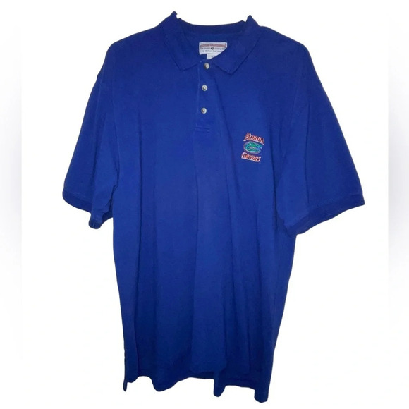Florida Gators Polo Boca Classic Embroidered Blue Short Sleeve Shirt Men’s Sz XL - Picture 1 of 5